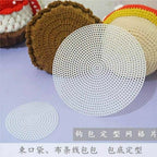 Plastic Grid/ Bag Mesh/ Plastic Coaster Mesh/ Canvas Mesh/ Benang Kait Beg/ Jaring Plastik/ Canvas Mesh Sheet / 包包网格片