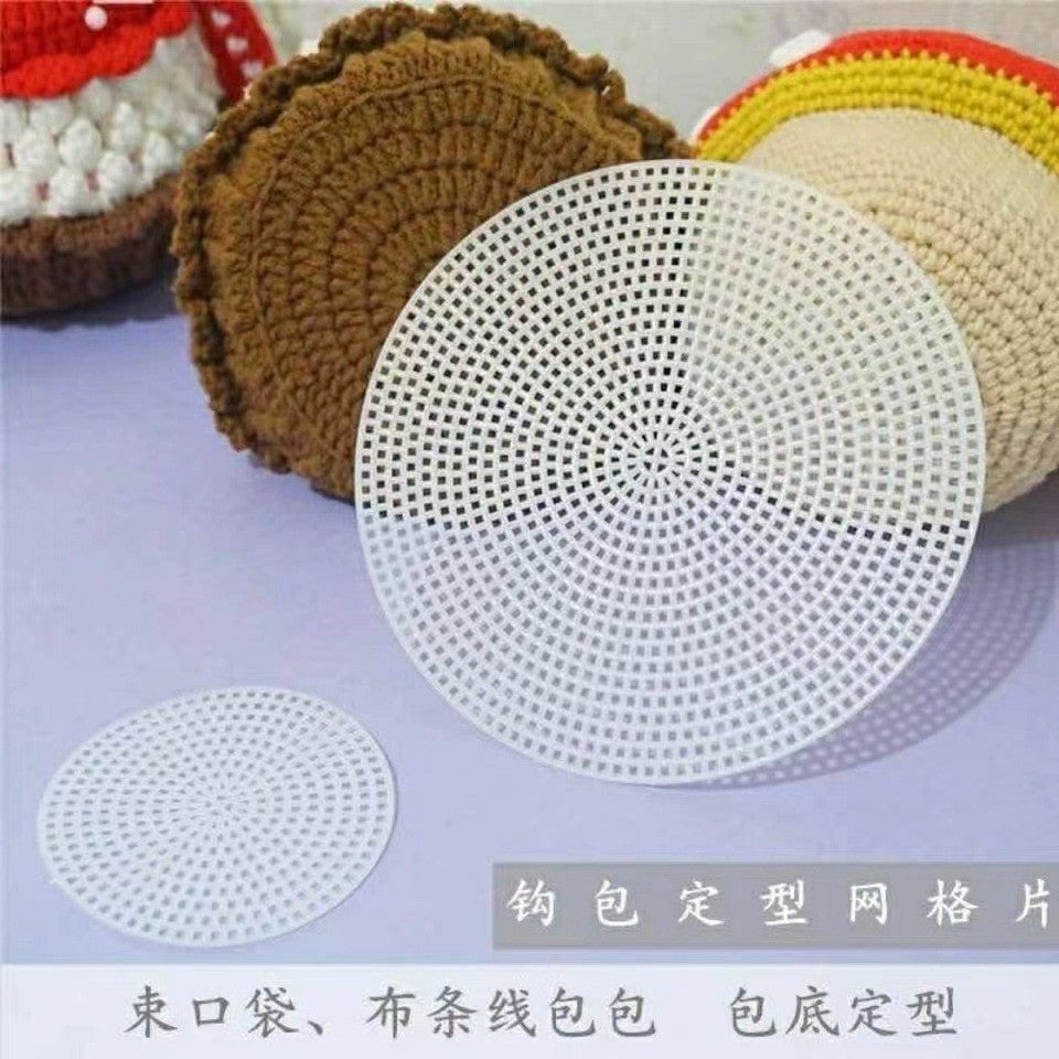 Plastic Grid/ Bag Mesh/ Plastic Coaster Mesh/ Canvas Mesh/ Benang Kait Beg/ Jaring Plastik/ Canvas Mesh Sheet / 包包网格片