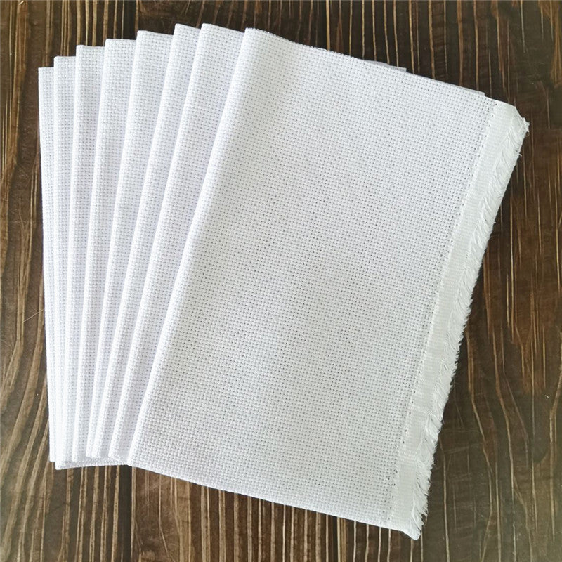 11CT / 14CT Aida Cloth Plain Cross Stitch Fabric | Embroidery Fabric | White Cloth | Kain Silang Pangkah