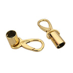 2pcs- Bell Buckle 13mm Rope Barrier End Stopper with Hook - Cangkuk Besi Kuku Kambing - DIY Crochet Accessories