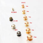 10pcs- Mushroom Head Rivet Stud Screwback Button | Monk Head Nipple Head Round Ball Screw Stud Leather Craft Accessories