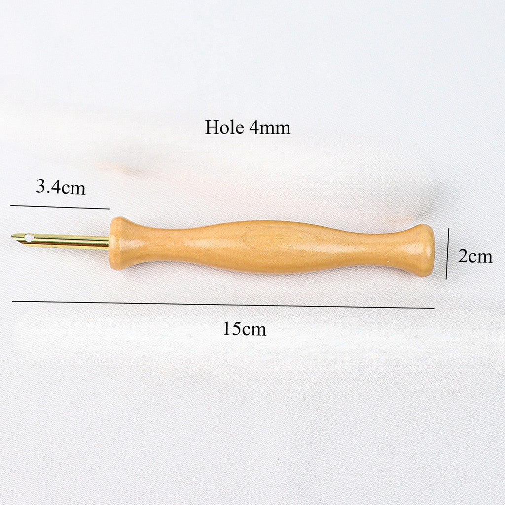 Russian Punch Needle– Thick Yarn Embroidery Tool Kit / Punch Pen / Tufting Needle DIY Handcraft