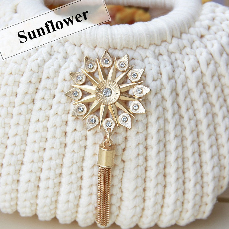 Metal Bag Accessories | Aksesori Beg Hiasan | DIY Crochet Bag Charm| Pendant | Bag Ornament