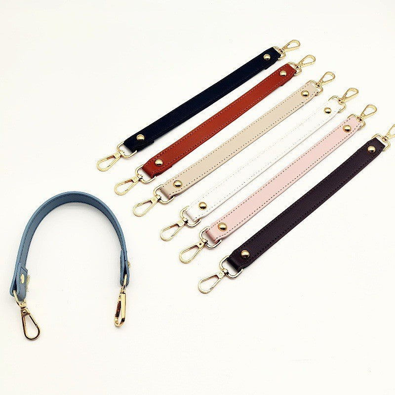 32cm PU Leather Replacement Handle Short Strap | Multi-Color PU Bag Handle for Handbag DIY Accessories