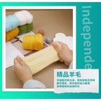 24 Colors Needle Felting Kit with 100% Wool Roving DIY Wool Felt Craft Set Sapele Wood Needles 47PCS Tools
