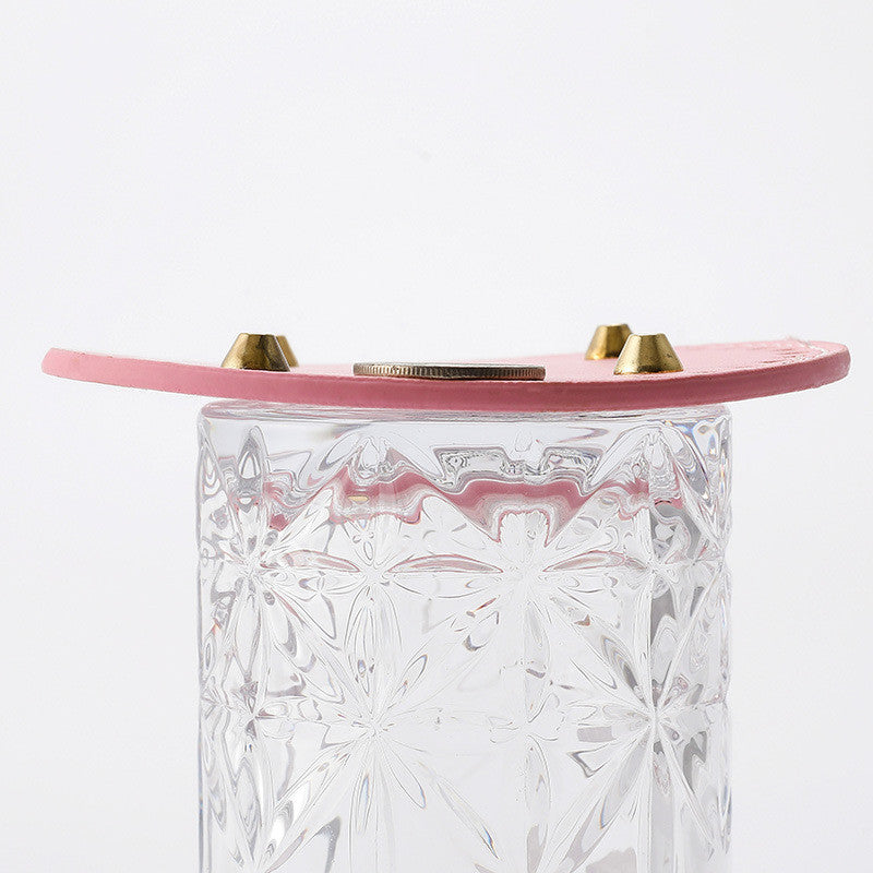 12cm Tapak Beg Bulat Kulit PU (34 Lubang) - Bahan DIY Kraf Tangan - PU Leather Bag Base - 12cm
