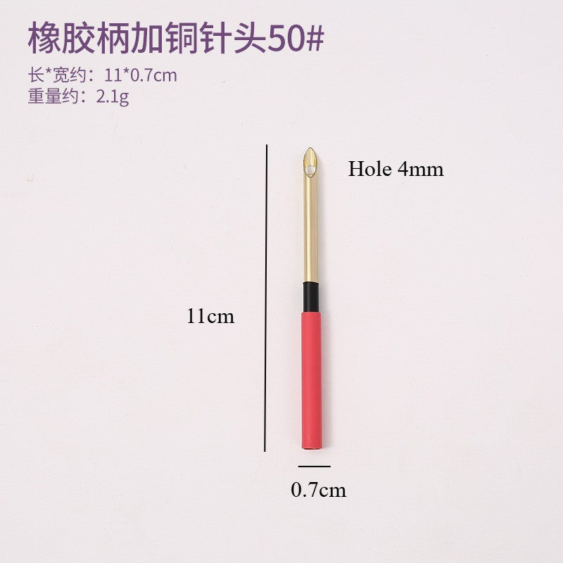 Russian Punch Needle– Thick Yarn Embroidery Tool Kit / Punch Pen / Tufting Needle DIY Handcraft