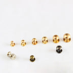 10pcs- Mushroom Head Rivet Stud Screwback Button | Monk Head Nipple Head Round Ball Screw Stud Leather Craft Accessories