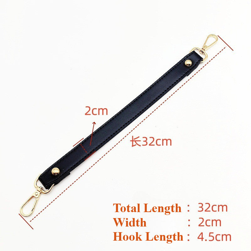 32cm PU Leather Replacement Handle Short Strap | Multi-Color PU Bag Handle for Handbag DIY Accessories
