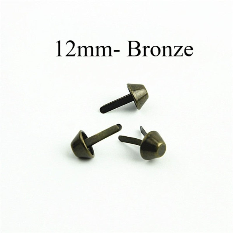 4pcs- Bag Bottom Stud | Foot Nail | DIY Leathercraft Hardware - Bucket Bag Base Protector Stud | Tapak Paku Kaki Bag
