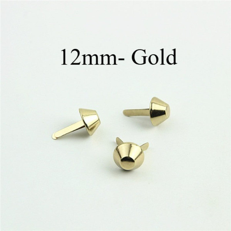 4pcs- Bag Bottom Stud | Foot Nail | DIY Leathercraft Hardware - Bucket Bag Base Protector Stud | Tapak Paku Kaki Bag