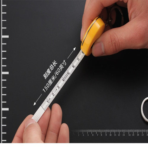 150cm Mini Soft Tape Measure Keychain | Measuring Tapes | Measurement Tape |Pita Ukur Badan | Jahit & DIY