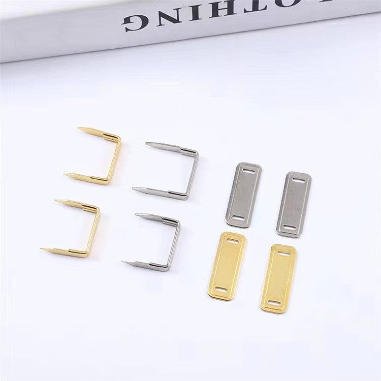2pcs- Metal Arch Bridge Buckle | Kuku Rimau | Bag Accessories | DIY Repair Hardware | Zinc Alloy Handle Base