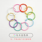 25mm Colored Metal Book Rings | 2pcs Binder Rings for Scrapbooking Photo Albums Flash Cards Keychains