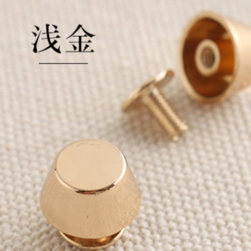 4pcs- Bag Bottom Stud | Foot Nail | DIY Leathercraft Hardware - Bucket Bag Base Protector Stud | Tapak Paku Kaki Bag