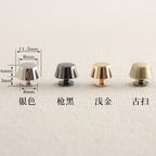 4pcs- Bag Bottom Stud | Foot Nail | DIY Leathercraft Hardware - Bucket Bag Base Protector Stud | Tapak Paku Kaki Bag