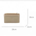 Tote Bag Organizer Insert – Lightweight Wool Felt Inner Pouch Liner Storage Bag | Crochet Bag Inner