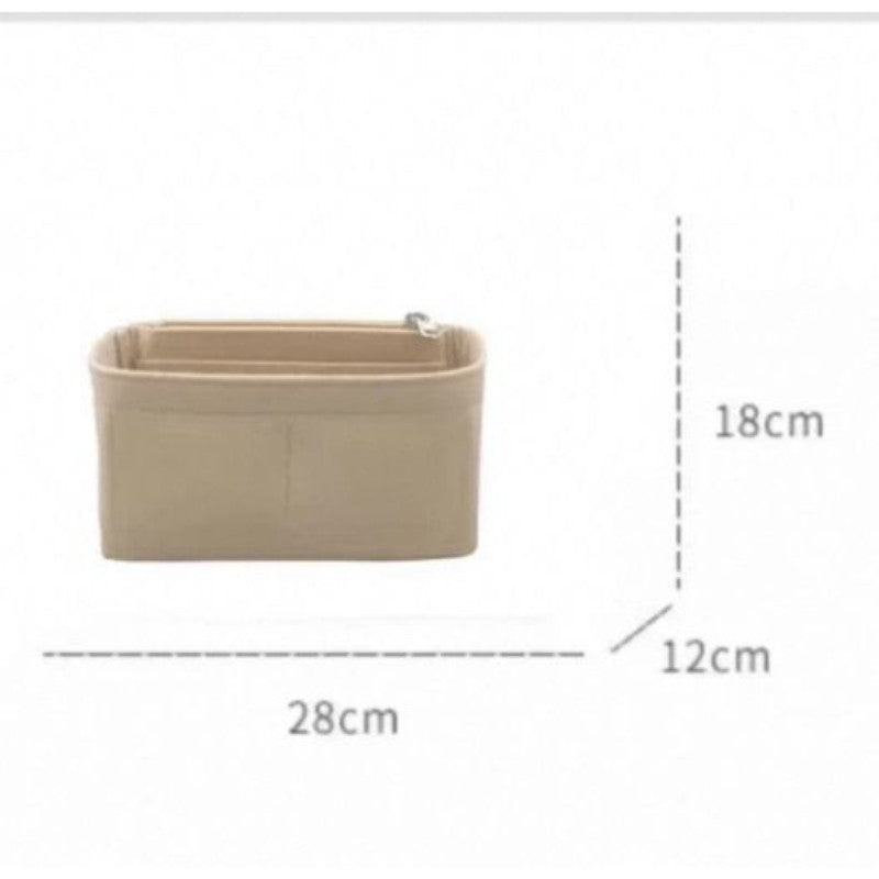 Tote Bag Organizer Insert – Lightweight Wool Felt Inner Pouch Liner Storage Bag | Crochet Bag Inner