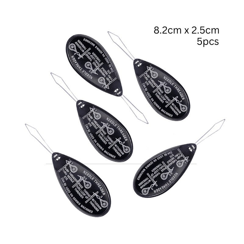 Plastic Needle Threader Small Eye Needle Threader Hand Sewing Threading Tool | Alat Masuk Benang Jarum Penjahit Sulam