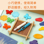 Plastic Needle Threader Small Eye Needle Threader Hand Sewing Threading Tool | Alat Masuk Benang Jarum Penjahit Sulam