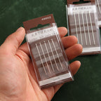 Round-Tip Needles (Set of 5) | Hand Sewing Needles for Leather Craft DIY, Wax Thread Stitching, Non-Triangle Tip