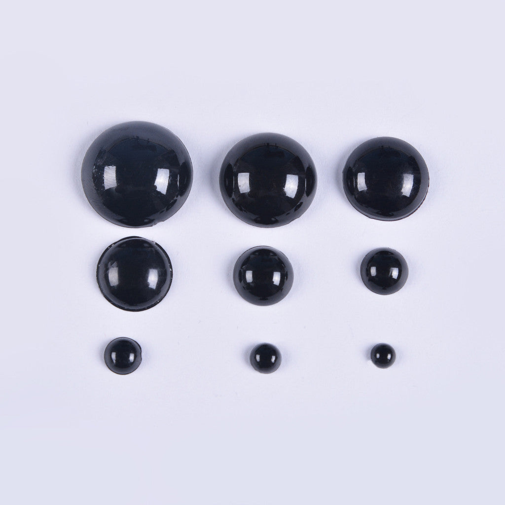 20pcs- Doll Safety Eyes | Doll Eyes for Teddy Bear, Plush Toy & DIY Crafts | Flat Back | Glue On | Mata Amigurumi