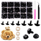 1 Box - Safety Eyes & Noses DIY Craft Accessories Set for Dolls, Teddy Bears & Plush Toys – Assorted Sizes Box