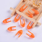 10pcs- Plush Toy Chick Duck Beak DIY Animal Doll Mouth Craft Accessories Orange Beak Aksesori Kraftangan