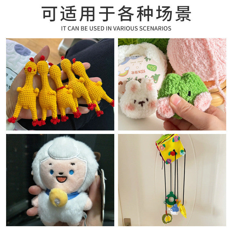 3pcs BB Sound Air Bag Double-Sound Whistle Insert | Squeaker Bubble Toy Accessory for Plush Dolls & DIY Crafts