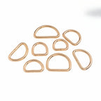 2pcs- Premium Quality D ring for Bags & Webbing - Half Round Wire Buckles | Besi D Ring