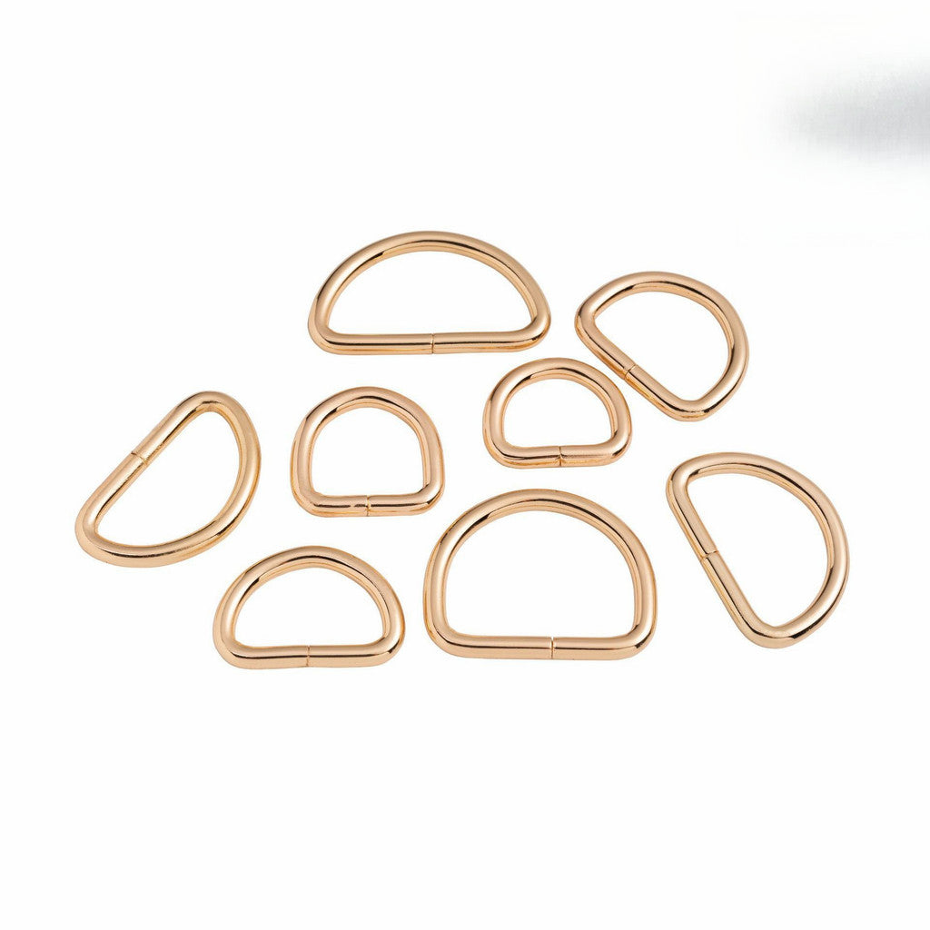2pcs- Premium Quality D ring for Bags & Webbing - Half Round Wire Buckles | Besi D Ring