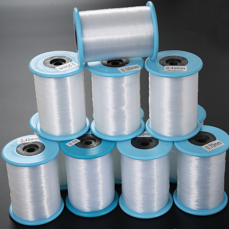 DIY Transparent Nylon Fishing Line Non-Stretch Beading Thread Jewelry Making Cord 0.2mm-1.0mm | Benang Tangsi | 透明鱼线