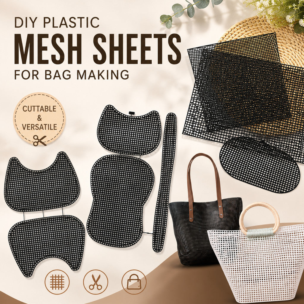 DIY Plastic Canvas Mesh for Handbag Making | Plastic Mesh Sheets | Craft Grid Canvas | Bag Grid | Jaring Plastik DIY Beg
