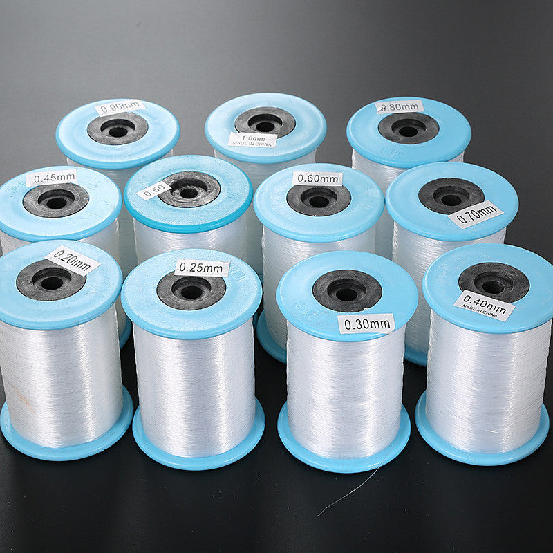 DIY Transparent Nylon Fishing Line Non-Stretch Beading Thread Jewelry Making Cord 0.2mm-1.0mm | Benang Tangsi | 透明鱼线