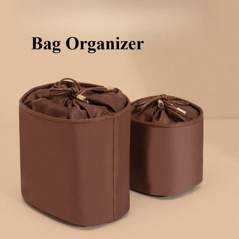 Bucket Bag Organizer Insert Mini Drawstring Inner Pouch Liner Bag for Women | Crochet Bag Inner