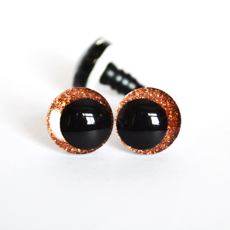 1 Pair - 3D Premium Offset Pupil Sparkling Crystal Eyes 18mm - 30mm for Dolls & Plush Toys – DIY Doll Eye Accessories