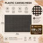 DIY Plastic Canvas Mesh for Handbag Making | Plastic Mesh Sheets | Craft Grid Canvas | Bag Grid | Jaring Plastik DIY Beg