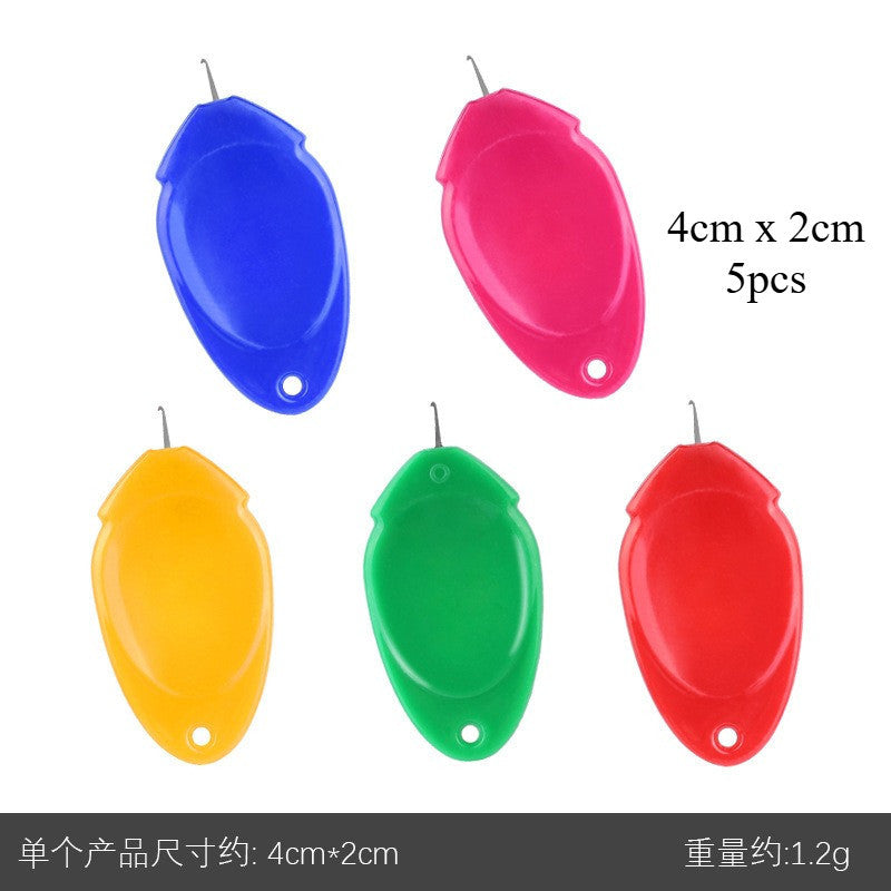 Plastic Needle Threader Small Eye Needle Threader Hand Sewing Threading Tool | Alat Masuk Benang Jarum Penjahit Sulam