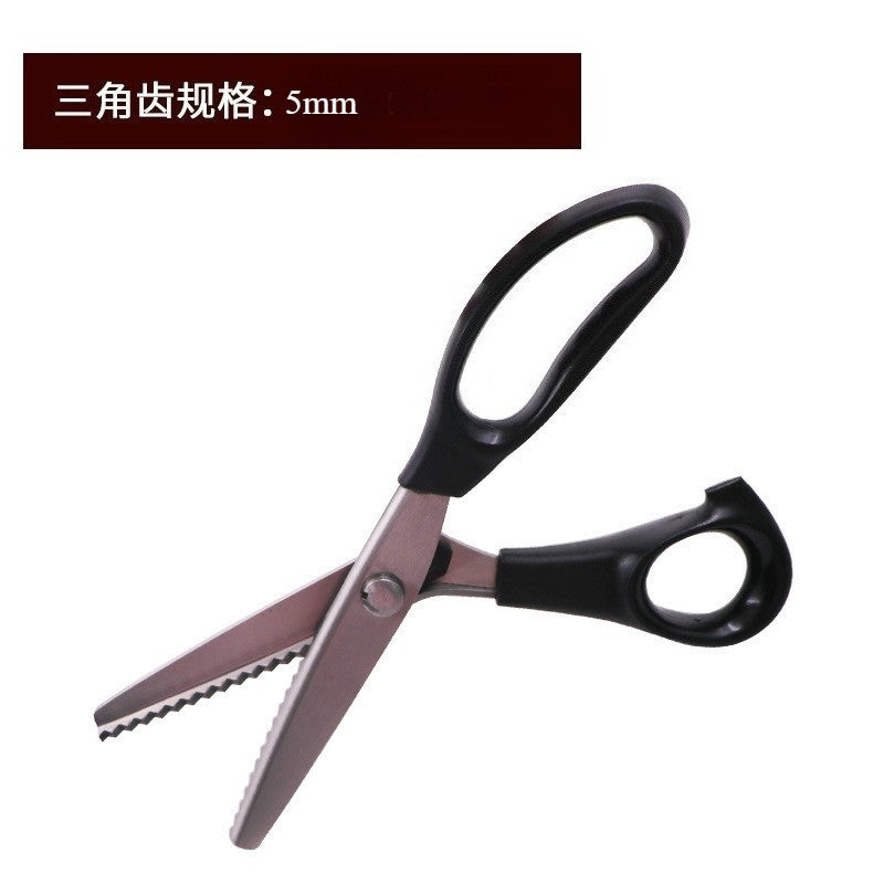 Pinking Shears Fabric Scissors Zigzag Scallop Edge Sewing Craft Cutting Scissors | Gunting Kain Bergigi | Gunting Zigzag