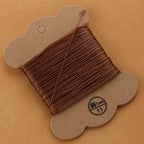 1mm Flat Waxed Polyester Thread for Leather Hand Stitching | Bracelet & Cord Weaving | 30 meters
