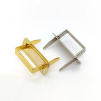 2pcs- Metal Arch Bridge Buckle | Kuku Rimau | Bag Accessories | DIY Repair Hardware | Zinc Alloy Handle Base