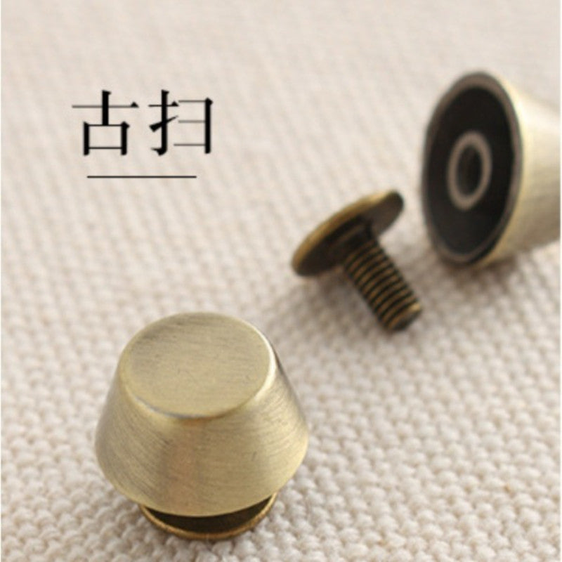 4pcs- Bag Bottom Stud | Foot Nail | DIY Leathercraft Hardware - Bucket Bag Base Protector Stud | Tapak Paku Kaki Bag