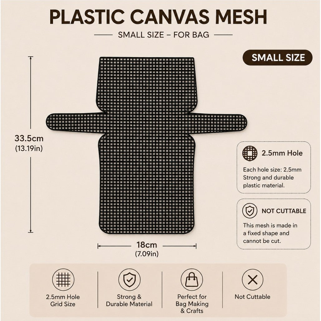 DIY Plastic Canvas Mesh for Handbag Making | Plastic Mesh Sheets | Craft Grid Canvas | Bag Grid | Jaring Plastik DIY Beg