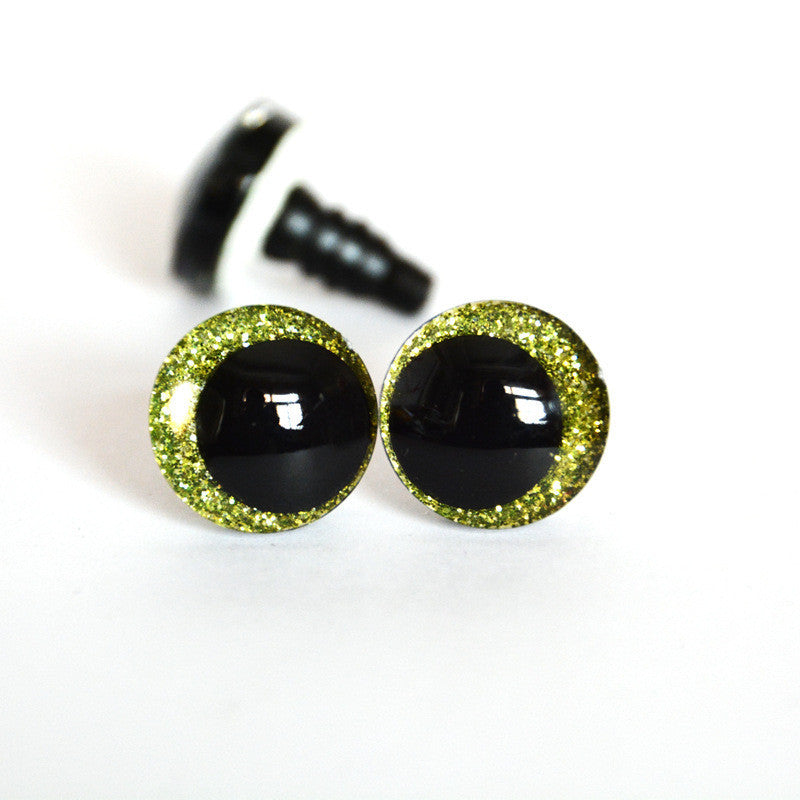 1 Pair - 3D Premium Offset Pupil Sparkling Crystal Eyes 18mm - 30mm for Dolls & Plush Toys – DIY Doll Eye Accessories
