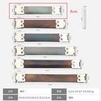 Silver Metal Spring Clip Wallet Frame Closure | DIY Bag Hardware Accessories| Clasp Lock