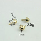 4pcs- Bag Bottom Stud | Foot Nail | DIY Leathercraft Hardware - Bucket Bag Base Protector Stud | Tapak Paku Kaki Bag