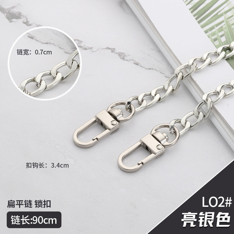 40cm 60cm 90cm Metal Purse Chain Replacement Handbag Chain Shoulder Crossbody Bag Strap | Bag chain Tali Bag | Rantai