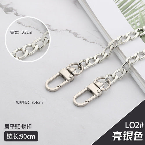 40cm 60cm 90cm Metal Purse Chain Replacement Handbag Chain Shoulder Crossbody Bag Strap | Bag chain Tali Bag | Rantai