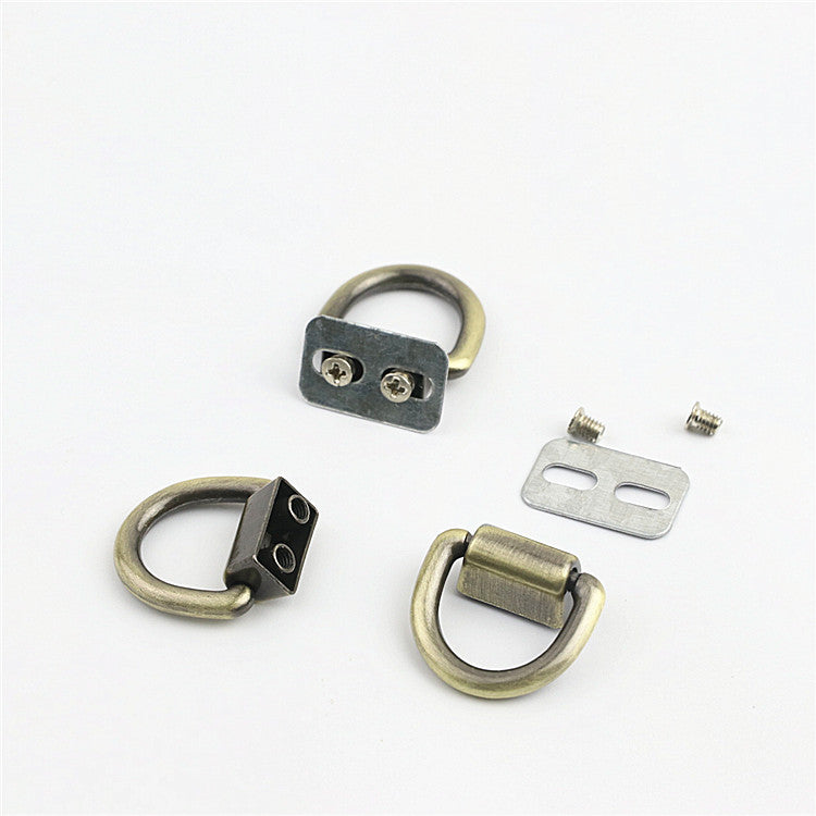2pcs- Metal Arch Bridge Buckle | Kuku Rimau | Bag Accessories | DIY Repair Hardware | Zinc Alloy Handle Base