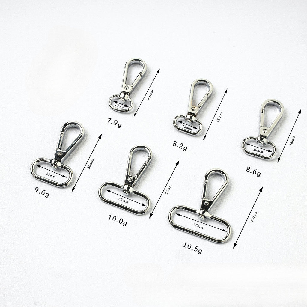 2pcs Premium Quality Lobster Swivel Hooks | Zinc Alloy Lobster Clasps | Bag Accessories | Strap Hook | Cangkuk Tali Beg